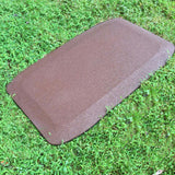 Fanny Pad 1.5" Thick Rubber Wear Mat - Set of 2 - Brown
