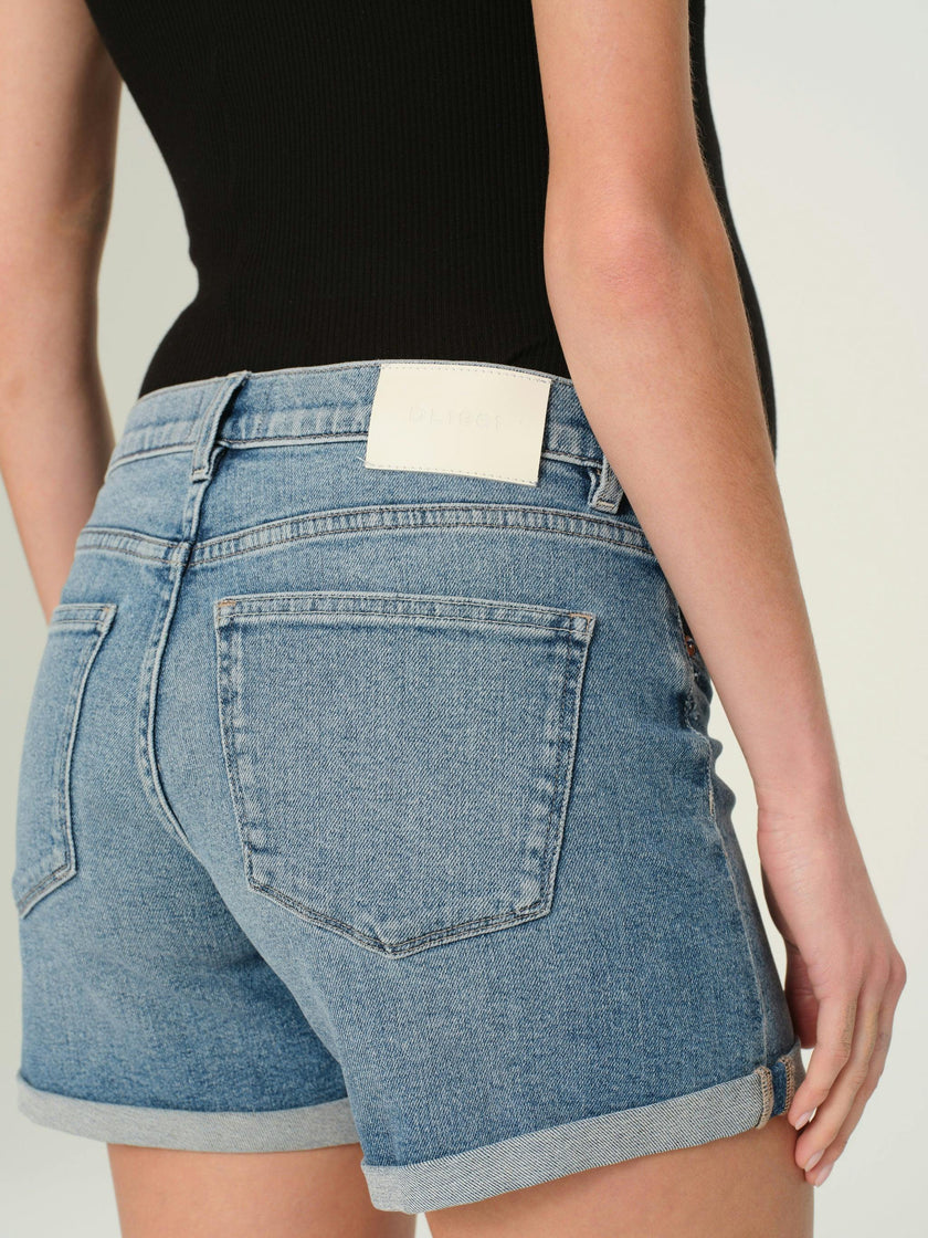 Zoie Jean Shorts Maternity Relaxed 4.5 | Lt Springdale Rolled