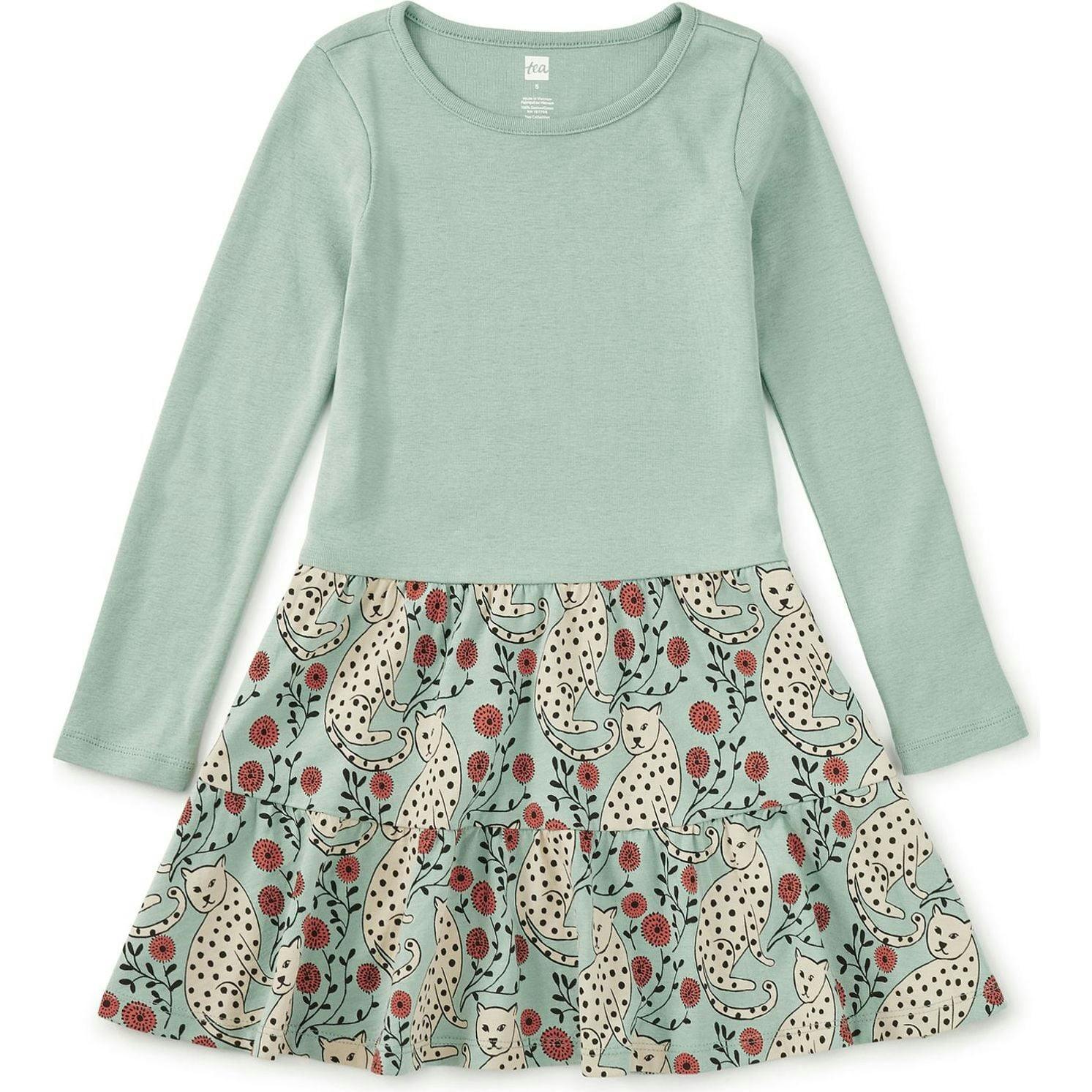 Tiered Skirted Twirl Dress, Multi