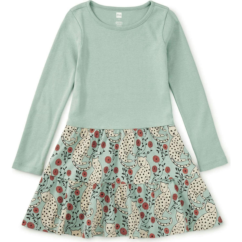 Tiered Skirted Twirl Dress, Multi