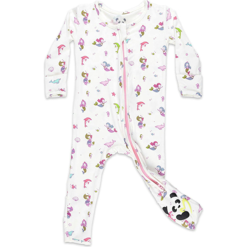 Mermaid Bamboo Convertible Footie