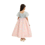 Blue Pastel Pink Floral Latona Dress