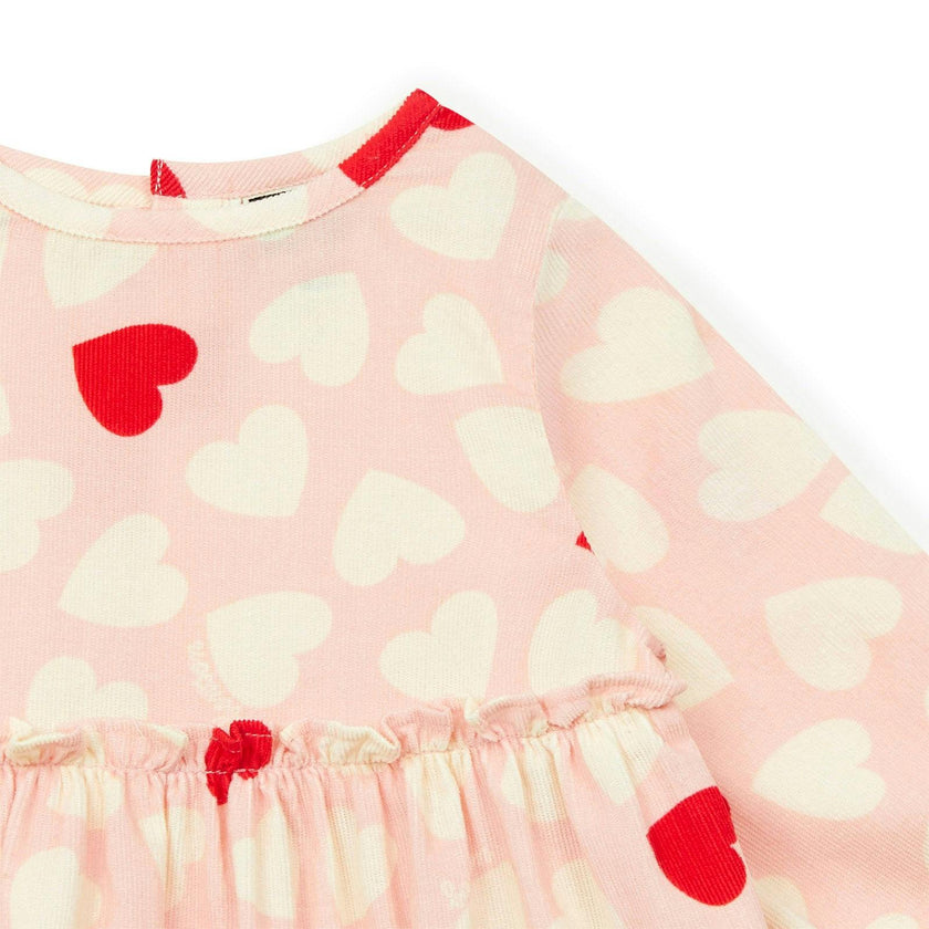 BONTON Rosy Heart Folie Baby Dress