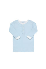 Blue Gingham Baby Pajamas