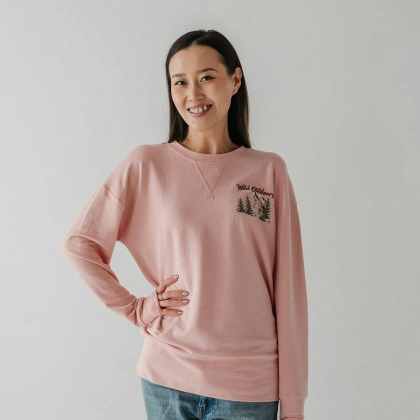 Women's Pullover Mama in Burlwood