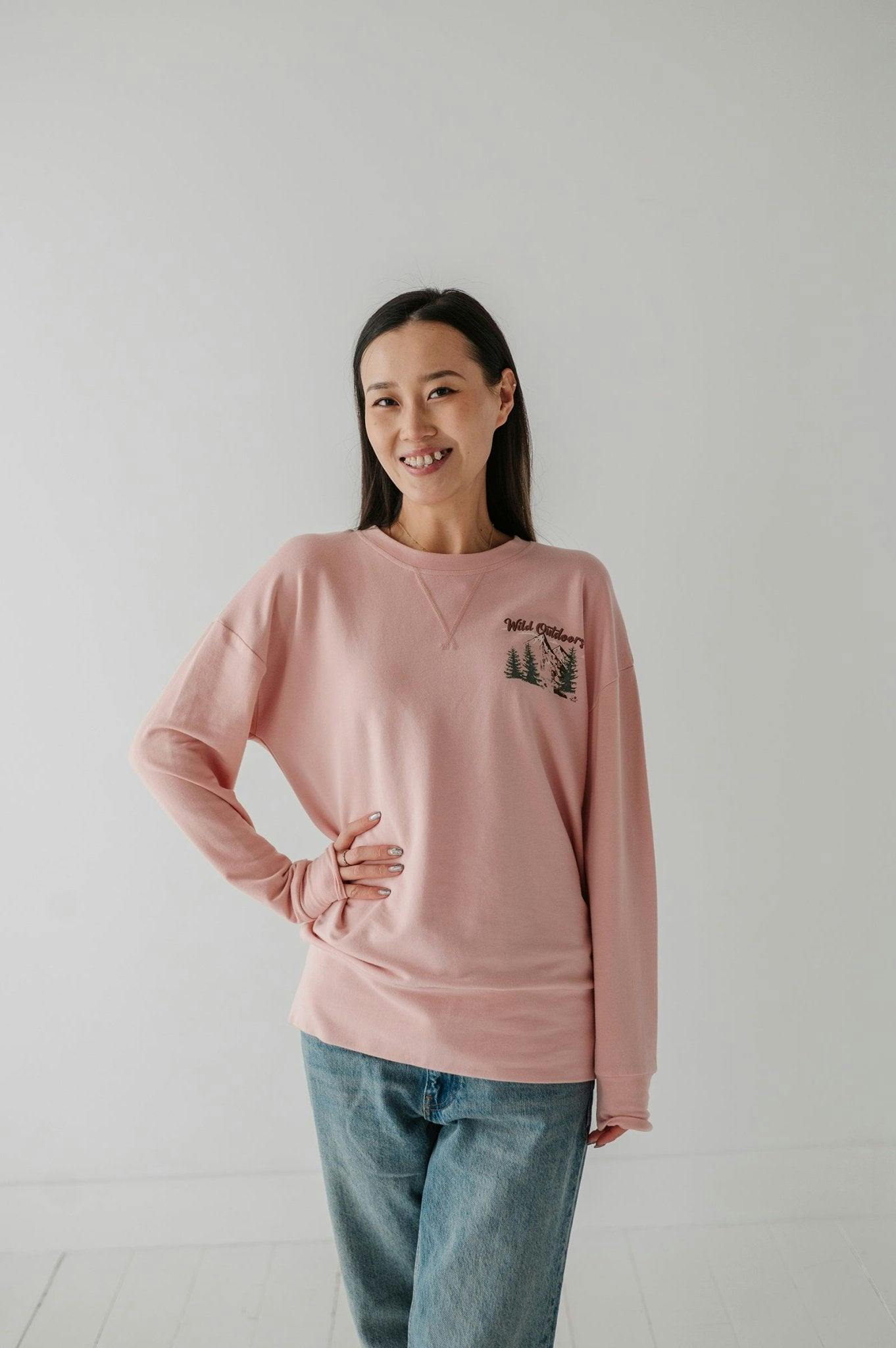 Women's Pullover Mama in Burlwood