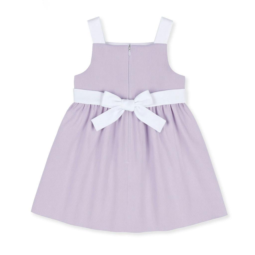 Pincord Dress with Flowers