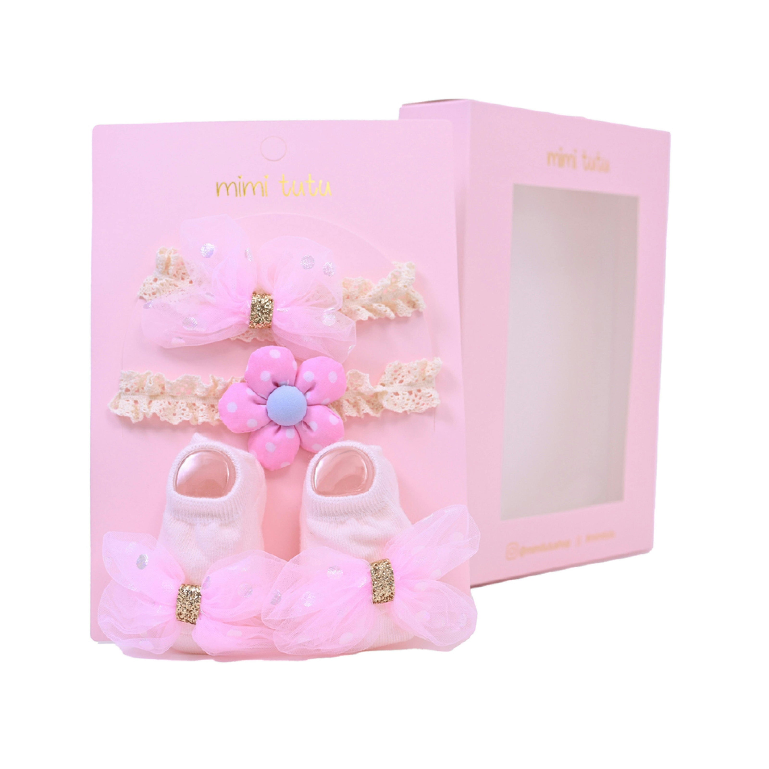 Lace Headband & Sock Gift Set