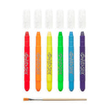 Smooth Stix Watercolor Gel Crayons - Includes Paintbrush - Set of 6