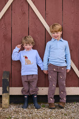 Intarsia Sweater - Seated Lab