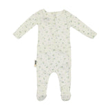 Eyelet Floral Footie