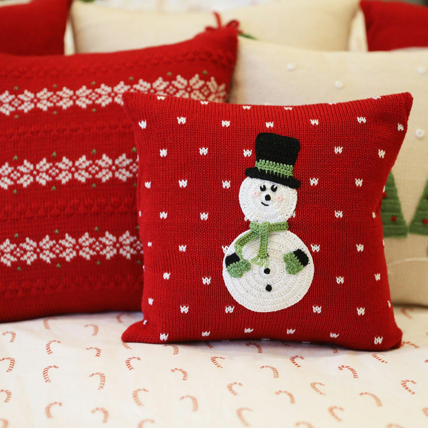Snowman 10" Pillow