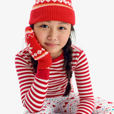 Kids organic PJ top in stripe