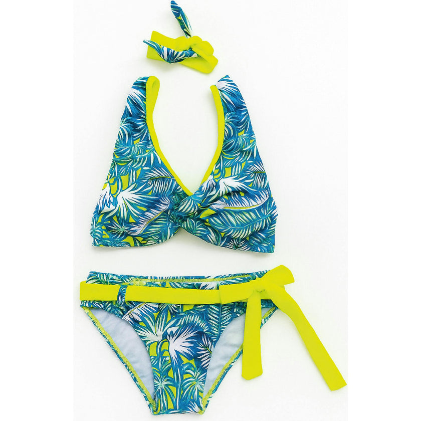 Mimi Bikini - Palm Neon Print