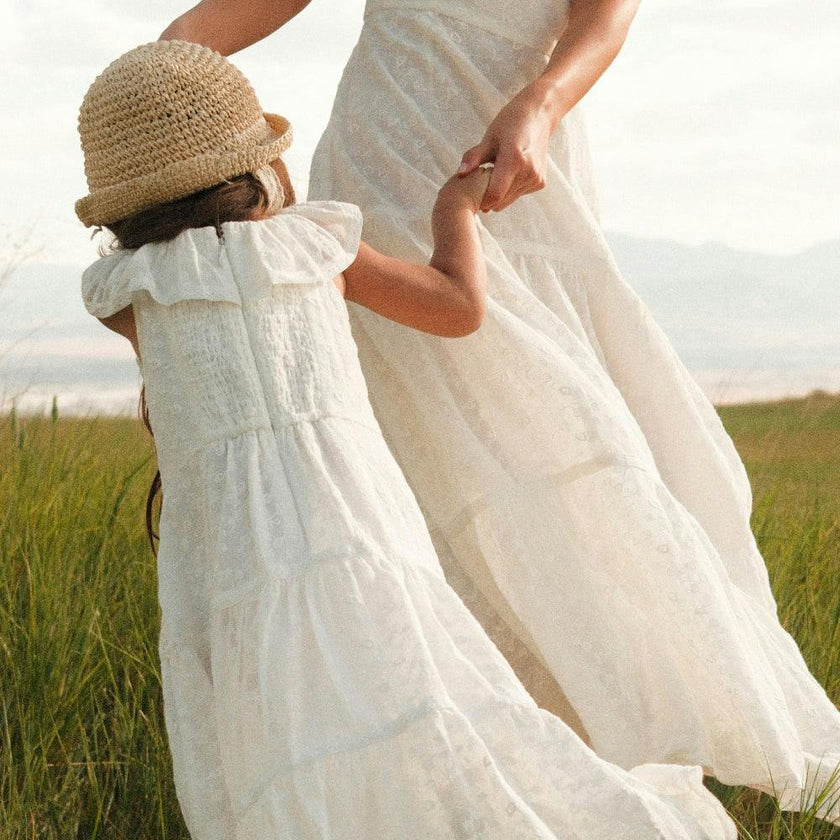 Alaina Dress in Ivory