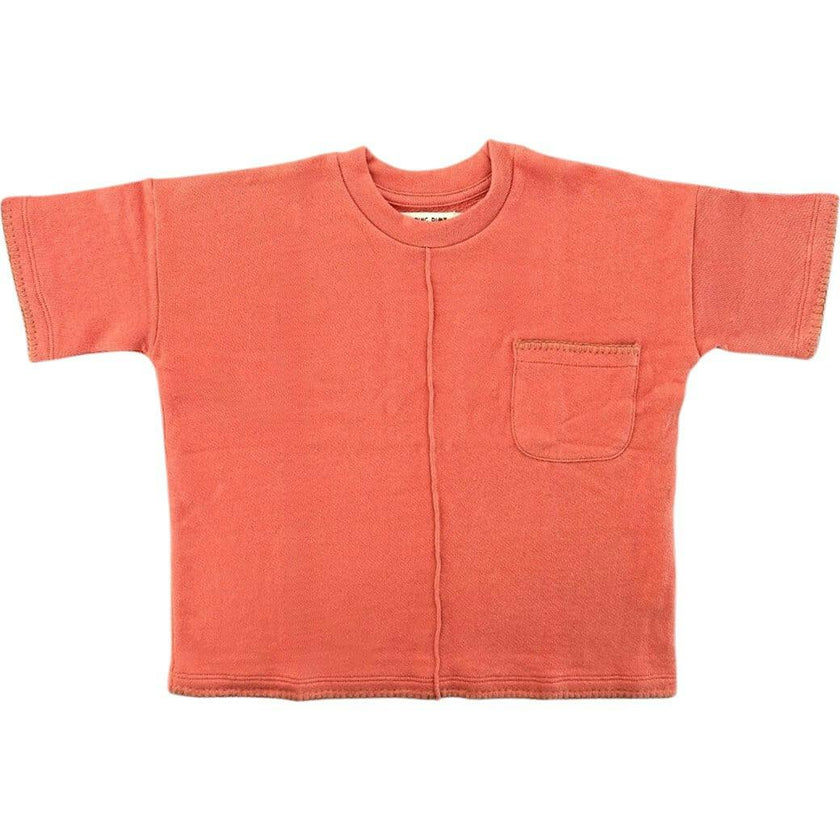 Hand-Embroidered French Terry Top