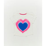 Girls Baby Tee in Starburst Heart