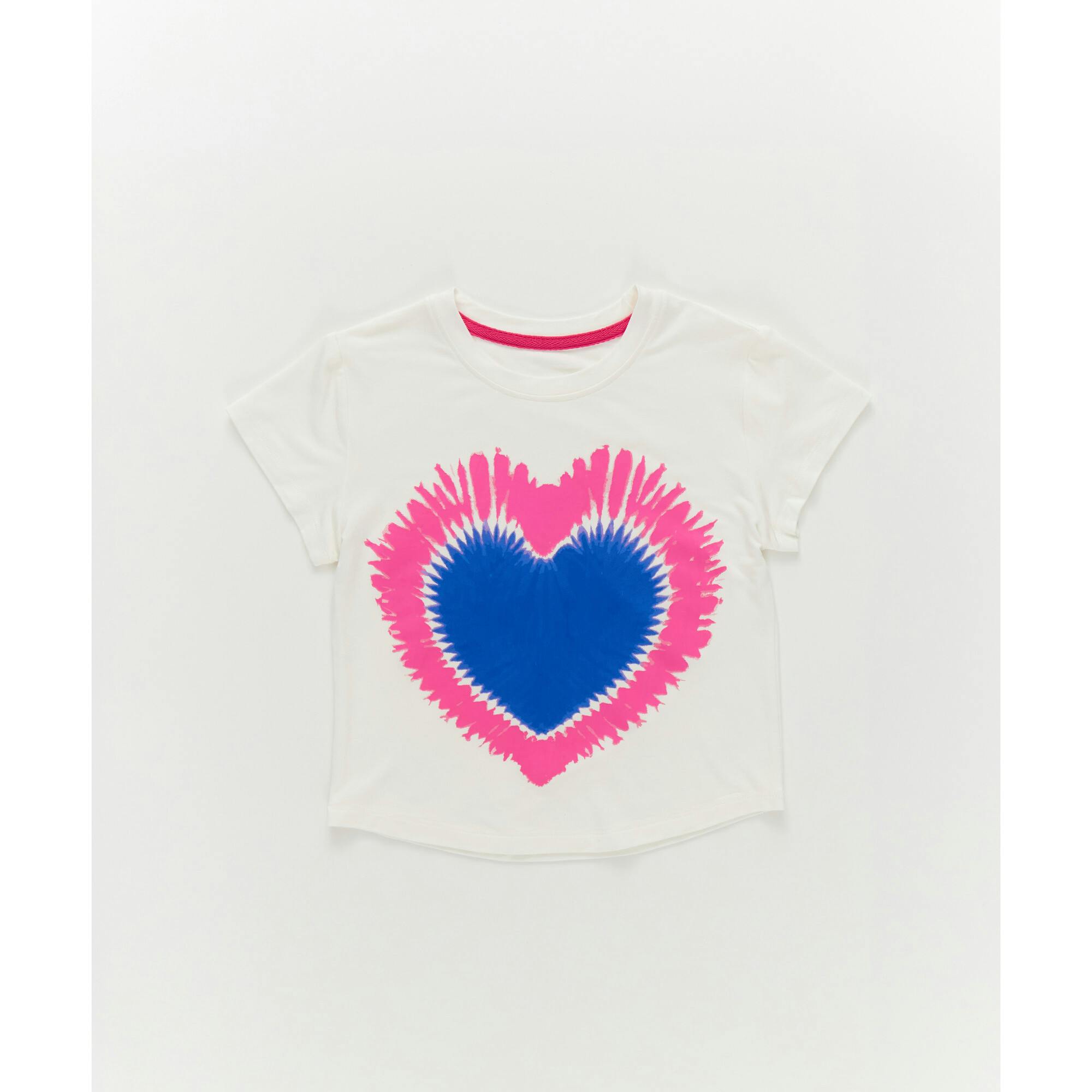 Girls Baby Tee in Starburst Heart