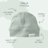 CHARLIE 5-Pack Caps