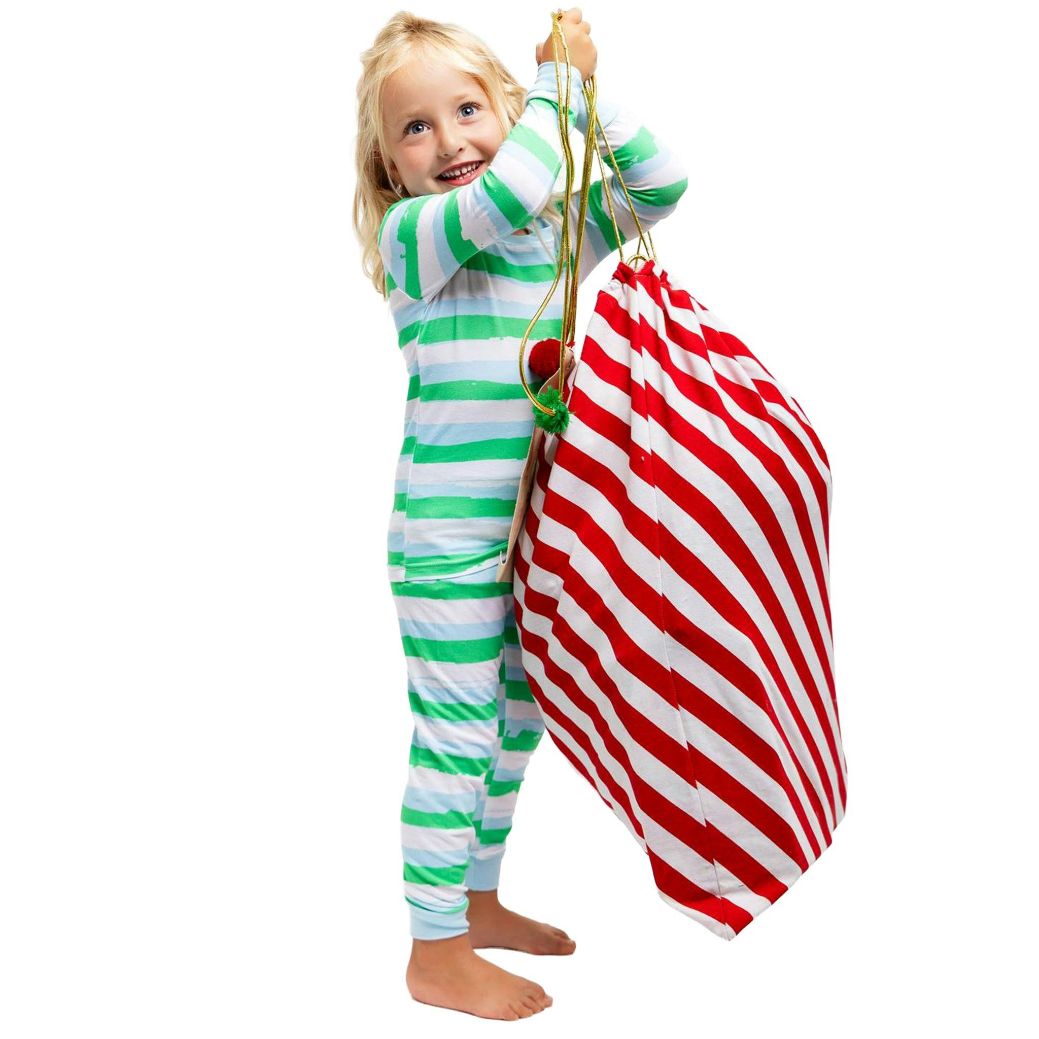 Kids Drawbertson Wild Stripes Long PJ Set