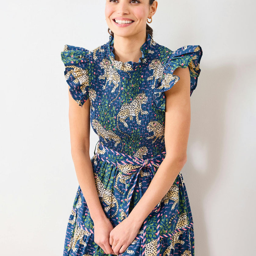 Bagheera - Let's Ruffle Dress - Navy