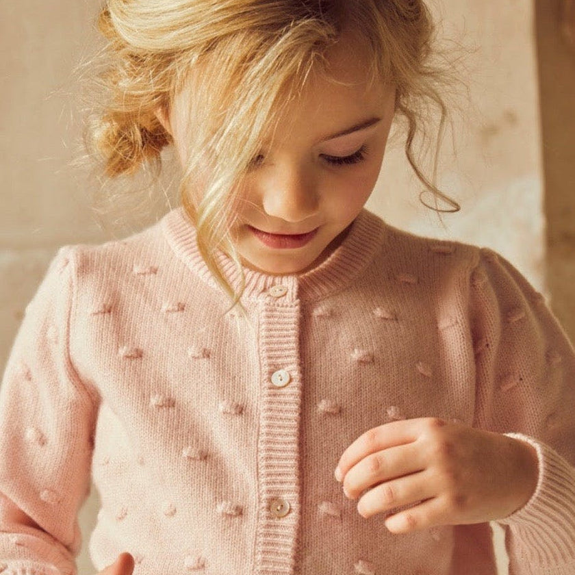 Popcorn Cardigan | cashmere/merino