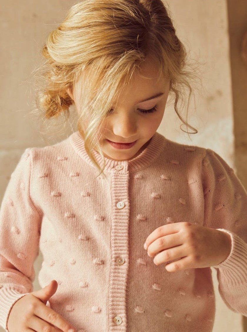 Popcorn Cardigan | cashmere/merino