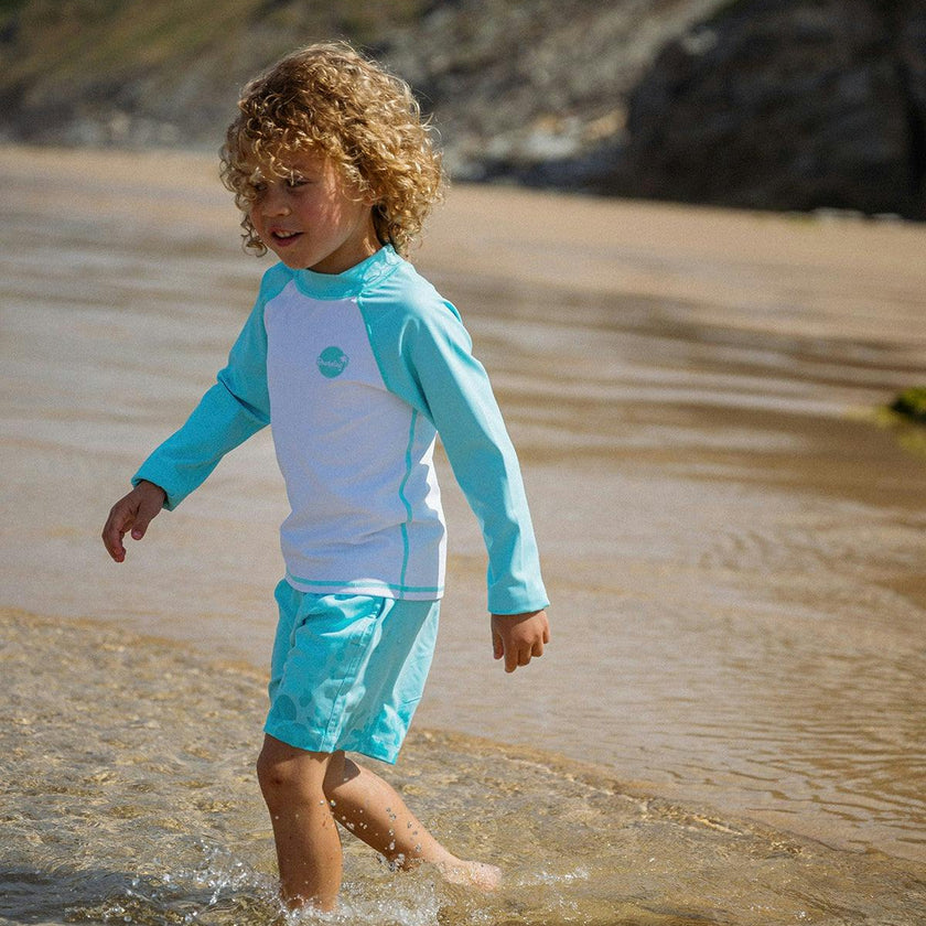 Bacalar Blue Rash Guard