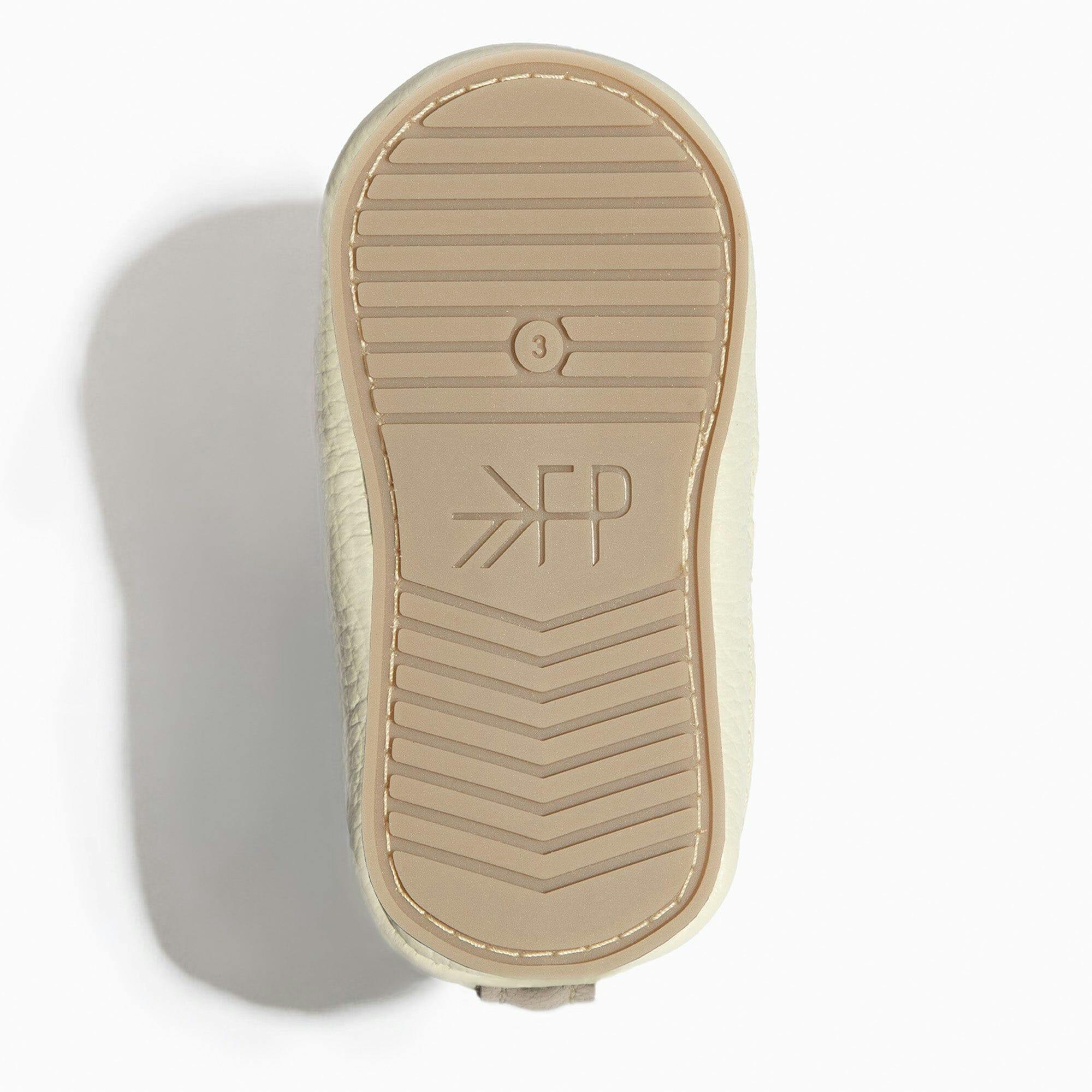Platinum Slip On Baby Shoe