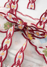 Penelope Cotton Embroidery Maxi Dress