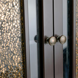 Windsor Wooden Wall Cabinet with Glass Mosaic Doors