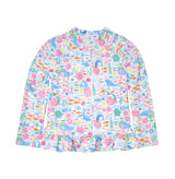 UPF 50+ Ruffle Rash Guard