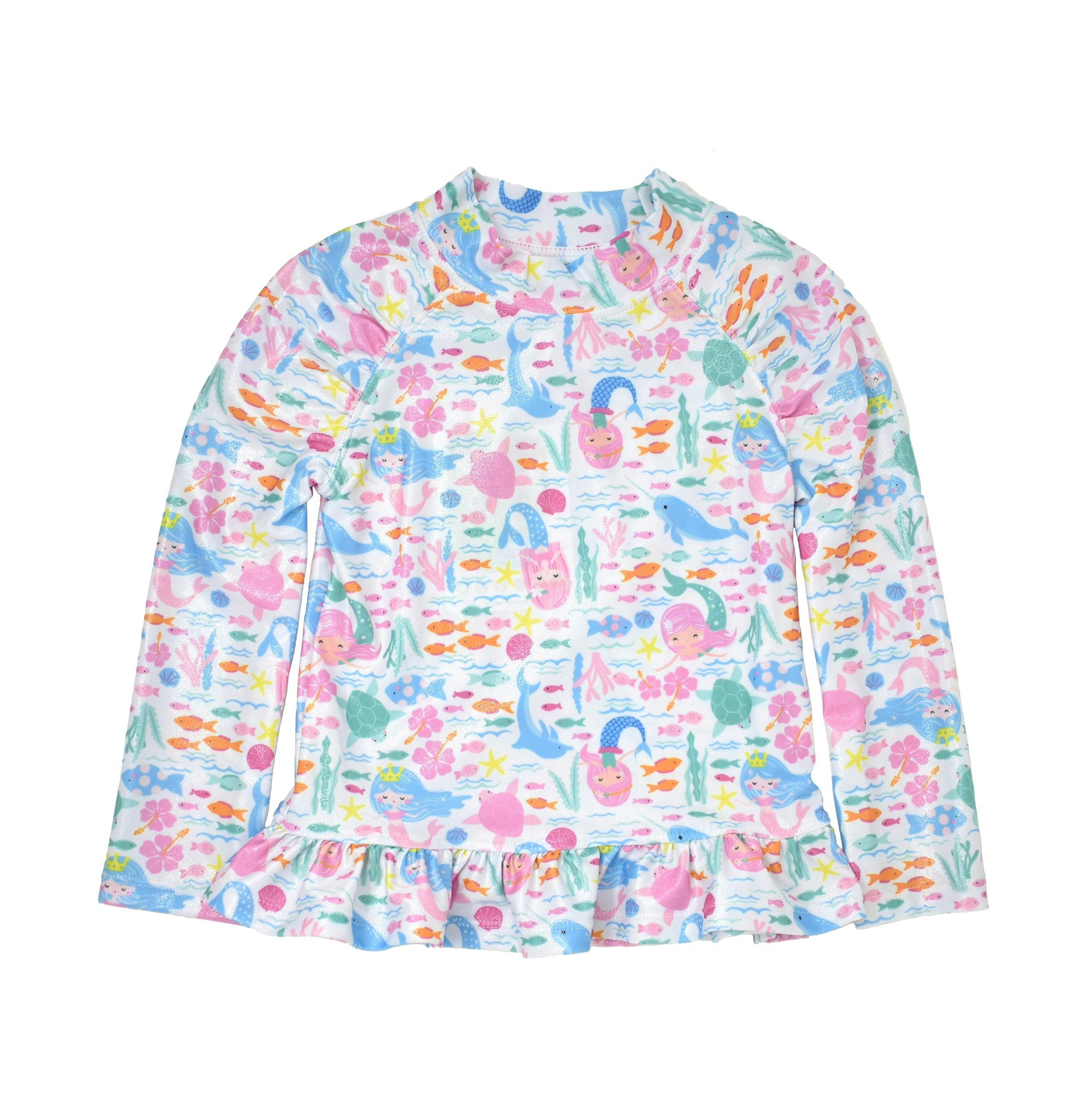 UPF 50+ Ruffle Rash Guard