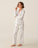 Women's Twill Pajama Set in North Pole Chronicles