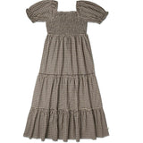 Organic Smocked Tiered Dress