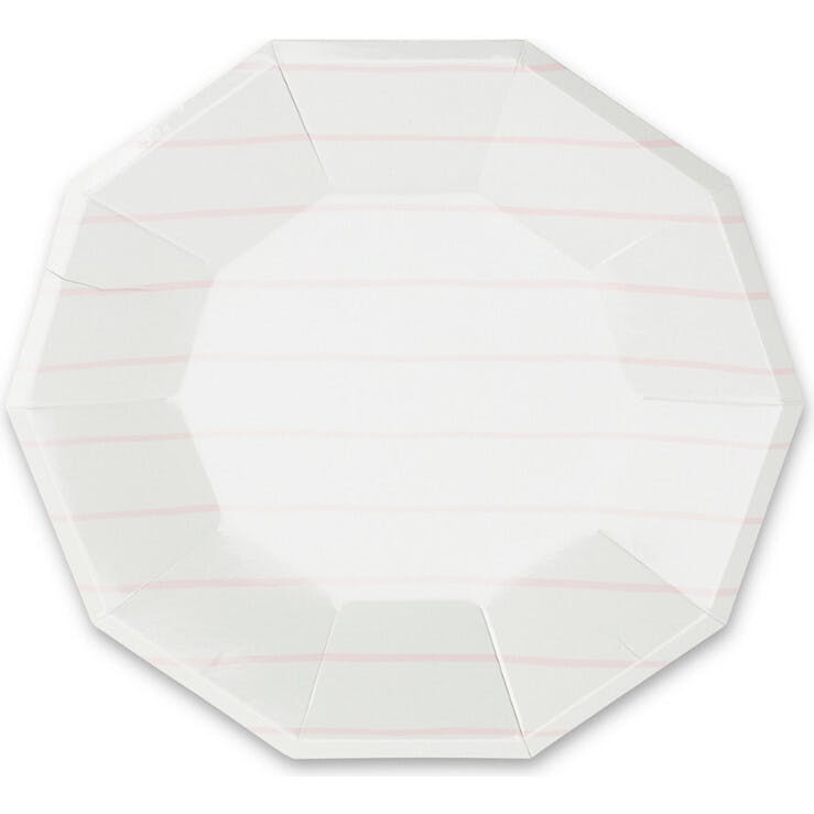 Blush Frenchie Striped Small Plates