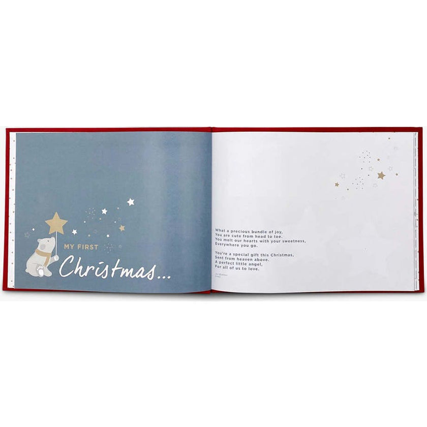 Baby's First Christmas Keepsake Journal with Personalized Berkeley
