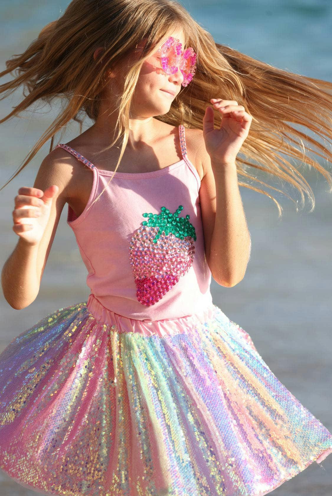 Sequin Ombre Skirt