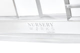 Nursery Works Luma Crib in Acrylic and Rose Gold