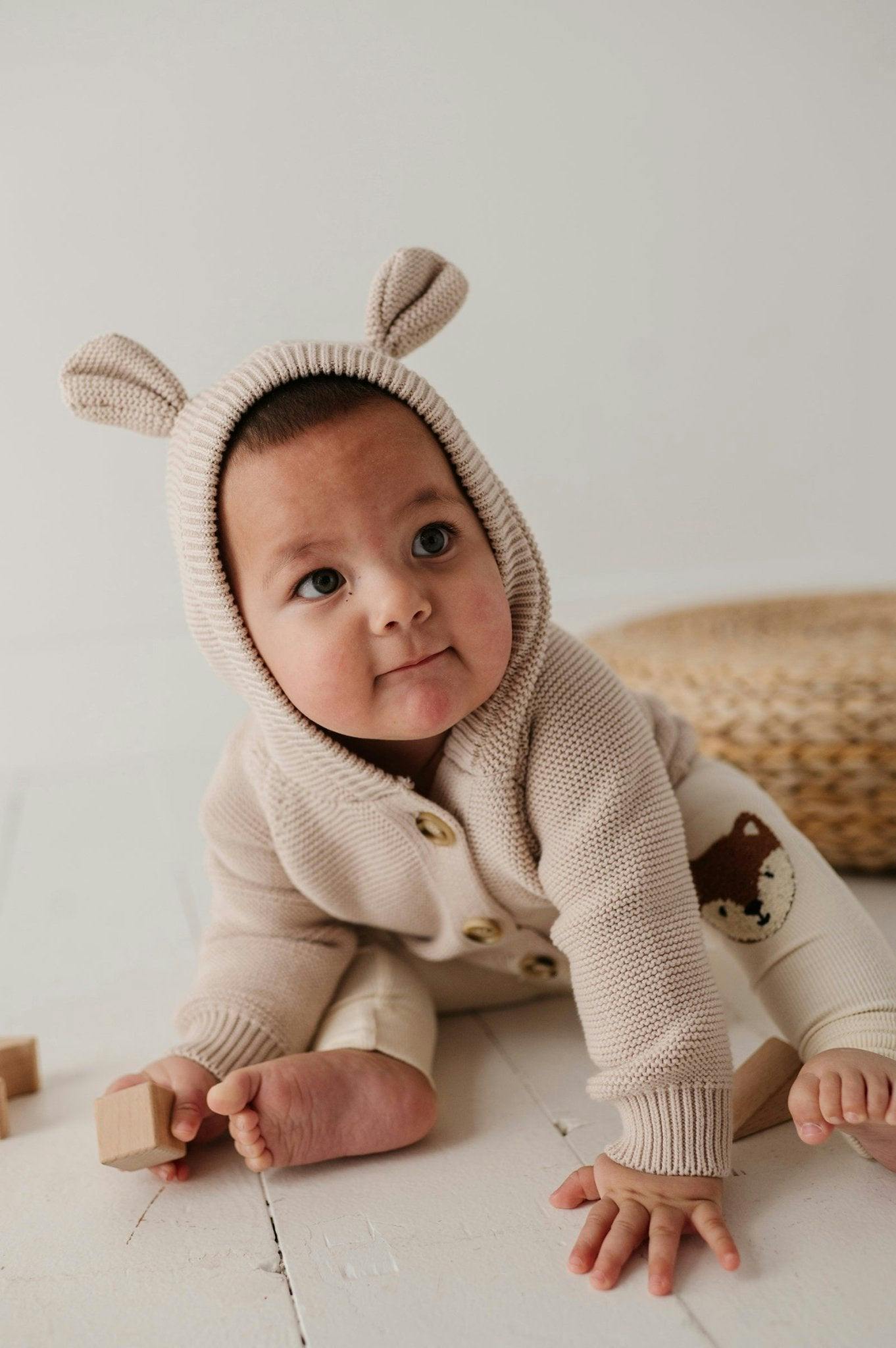 Knit Hoodie Portabella