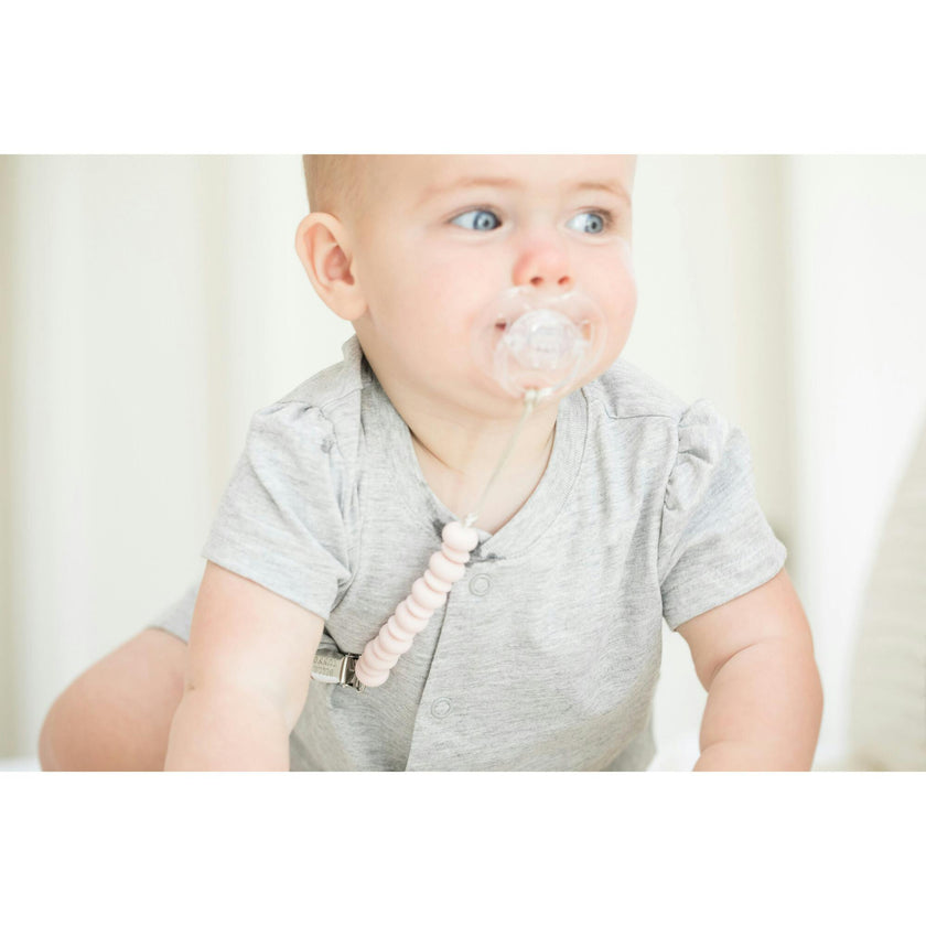 Light Pink Pacifier Clip
