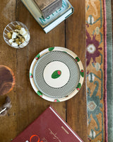 Nightcap Appetizer Plate Set - Green Olive