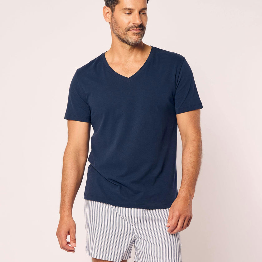 Men's Twill 3 Pack Boxers in Navy
