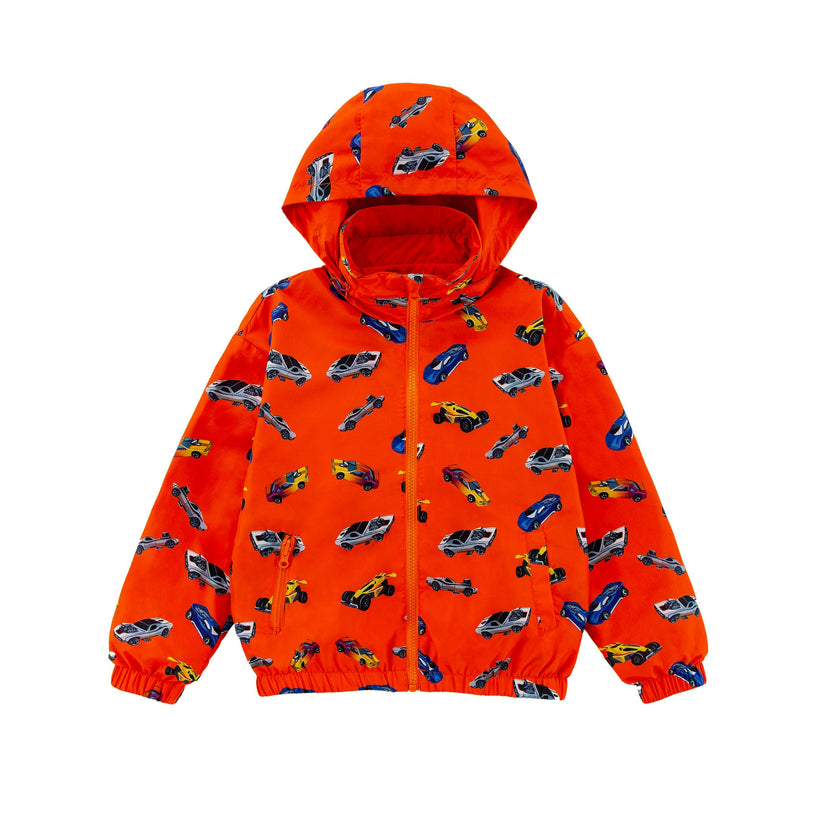 Max Reversible Rain Jacket Windbreaker, Hot Rod