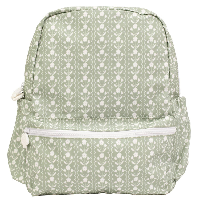 The Backpack in Sage Floral