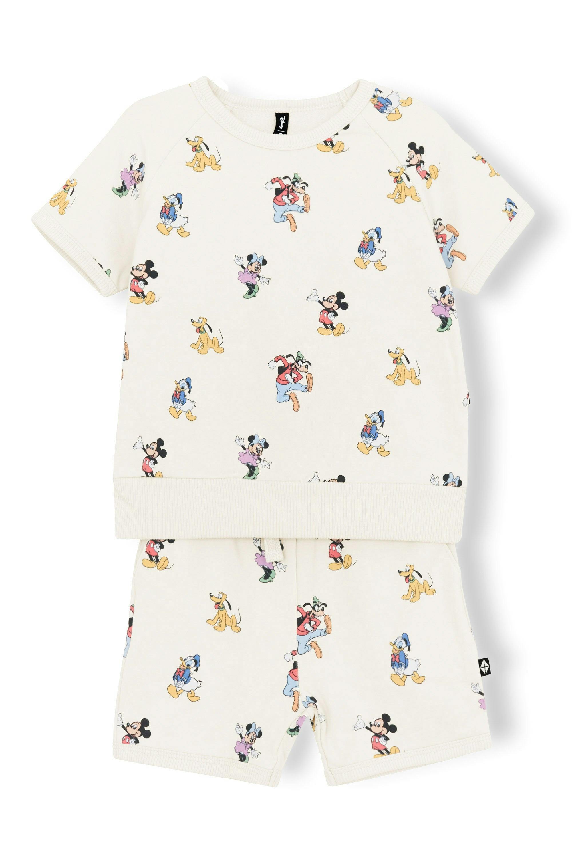 Short Sleeve Jogger Set in Mickey Mouse and Friends