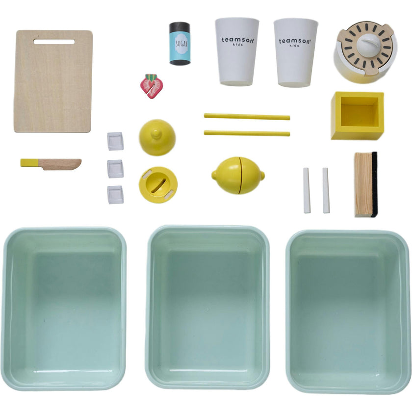 Teamson Kids Lemonade Stand Playset with Interactive Accessories