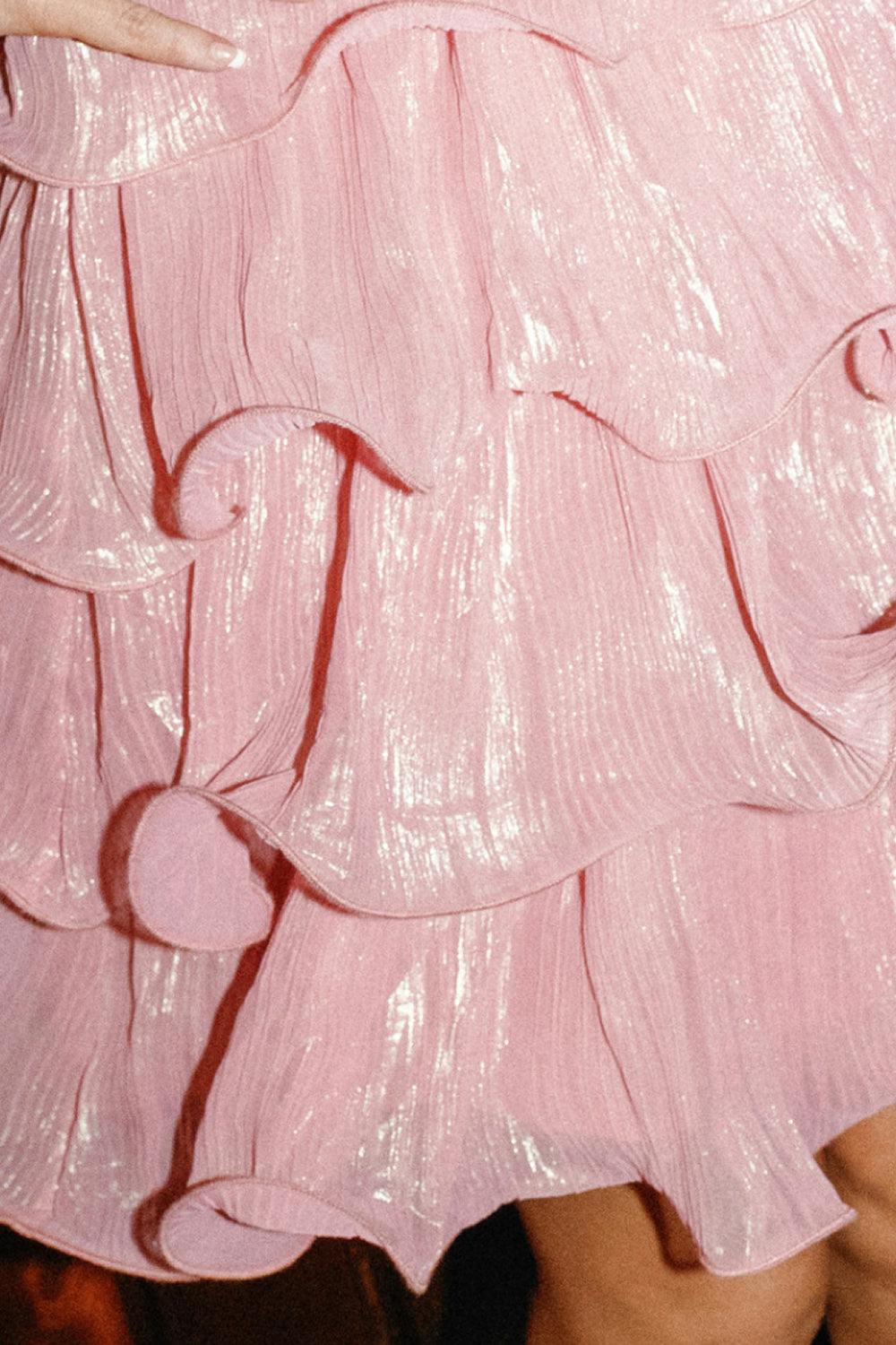 Ramona Dress in Gilded Rosé