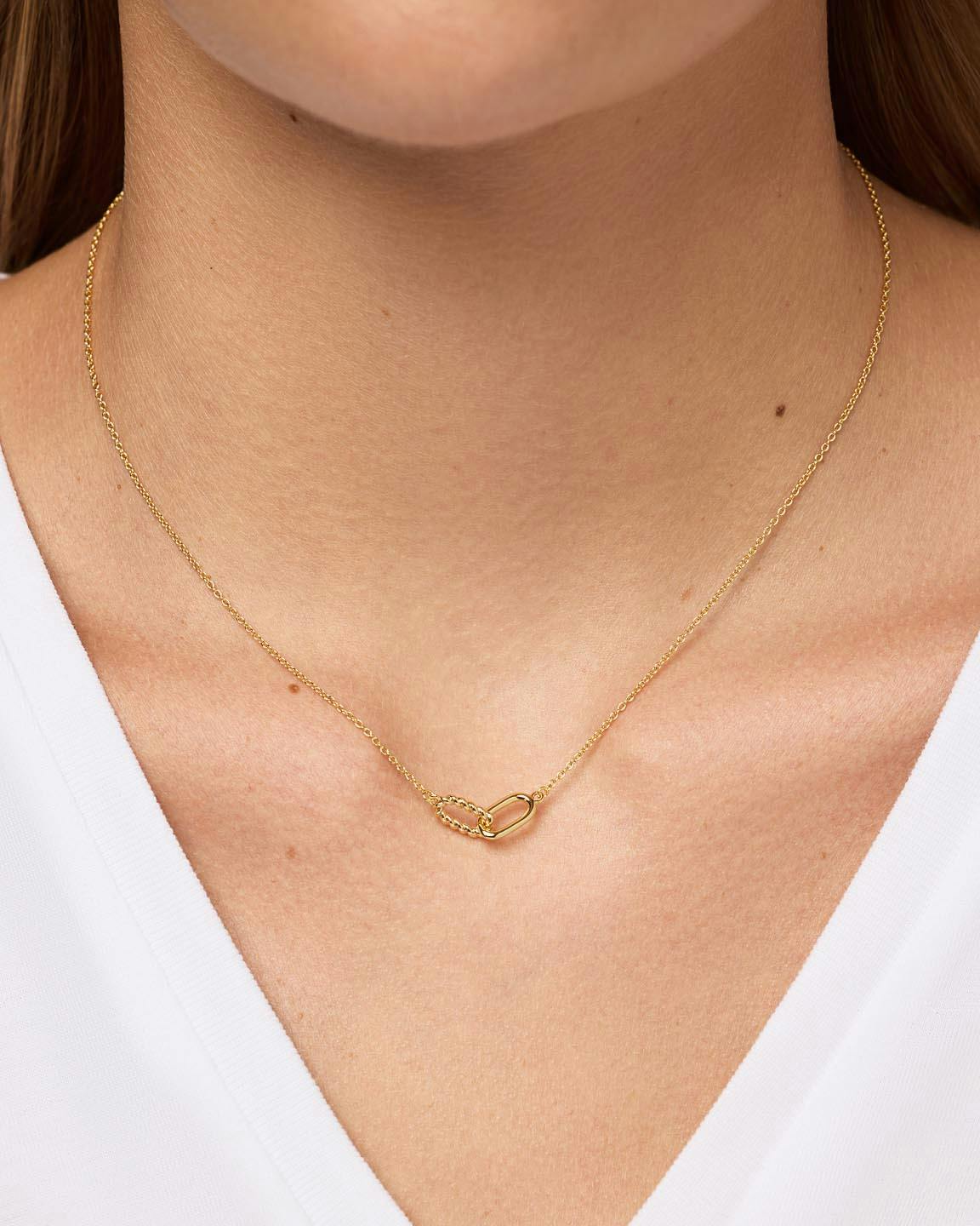 Gold Pendant Necklace - Juniper