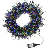 2000-Light 65-Foot Cluster Garland with Multi-Color LED Lights